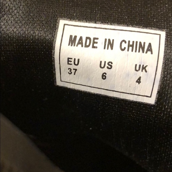 Black militia combat boots - Picture 6 of 8